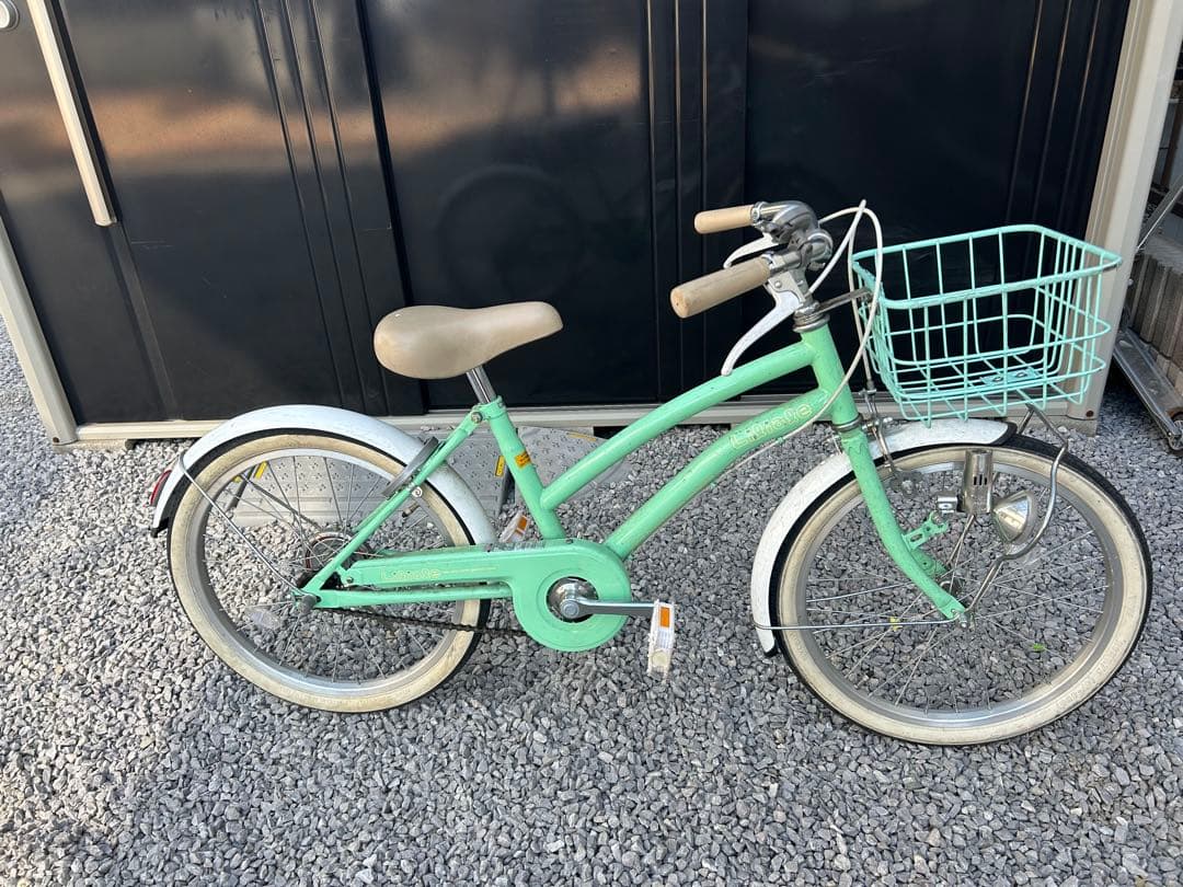 子ども用　自転車　20インチ　Littlestar ミントグリーン