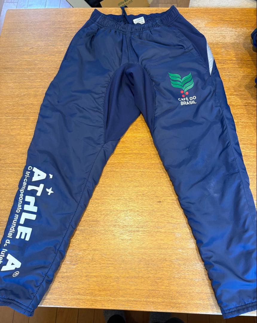 ATHLETA ウィンドブレーカー ネイビー上下セット❗️アスレタ