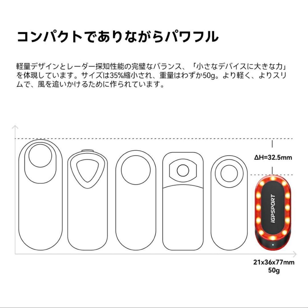 iGPSPORT SR mini リアライト