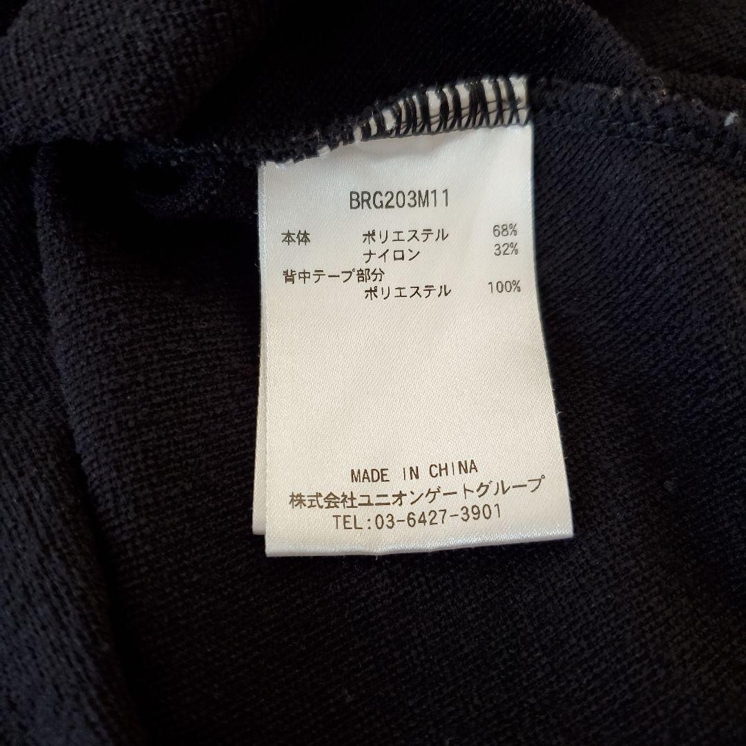 BRIEFING ジップアップシャツ XL ブラック