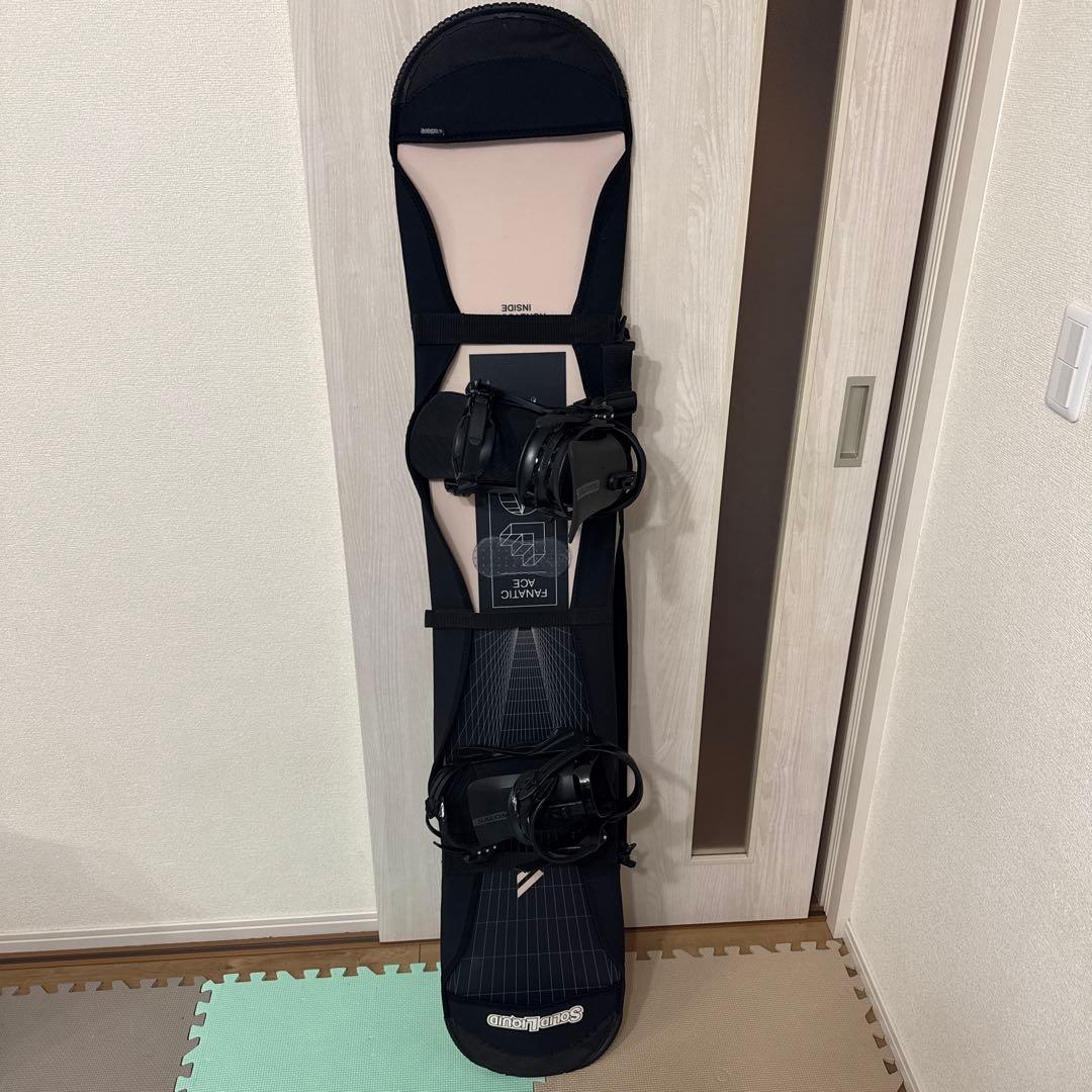 FANATIC スノボ ボード 157キャンバー SALOMONビンディング 付