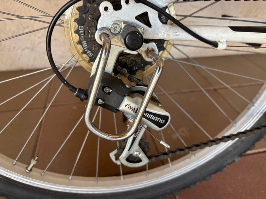 RAY 折りたたみ自転車 ホワイト 26インチ