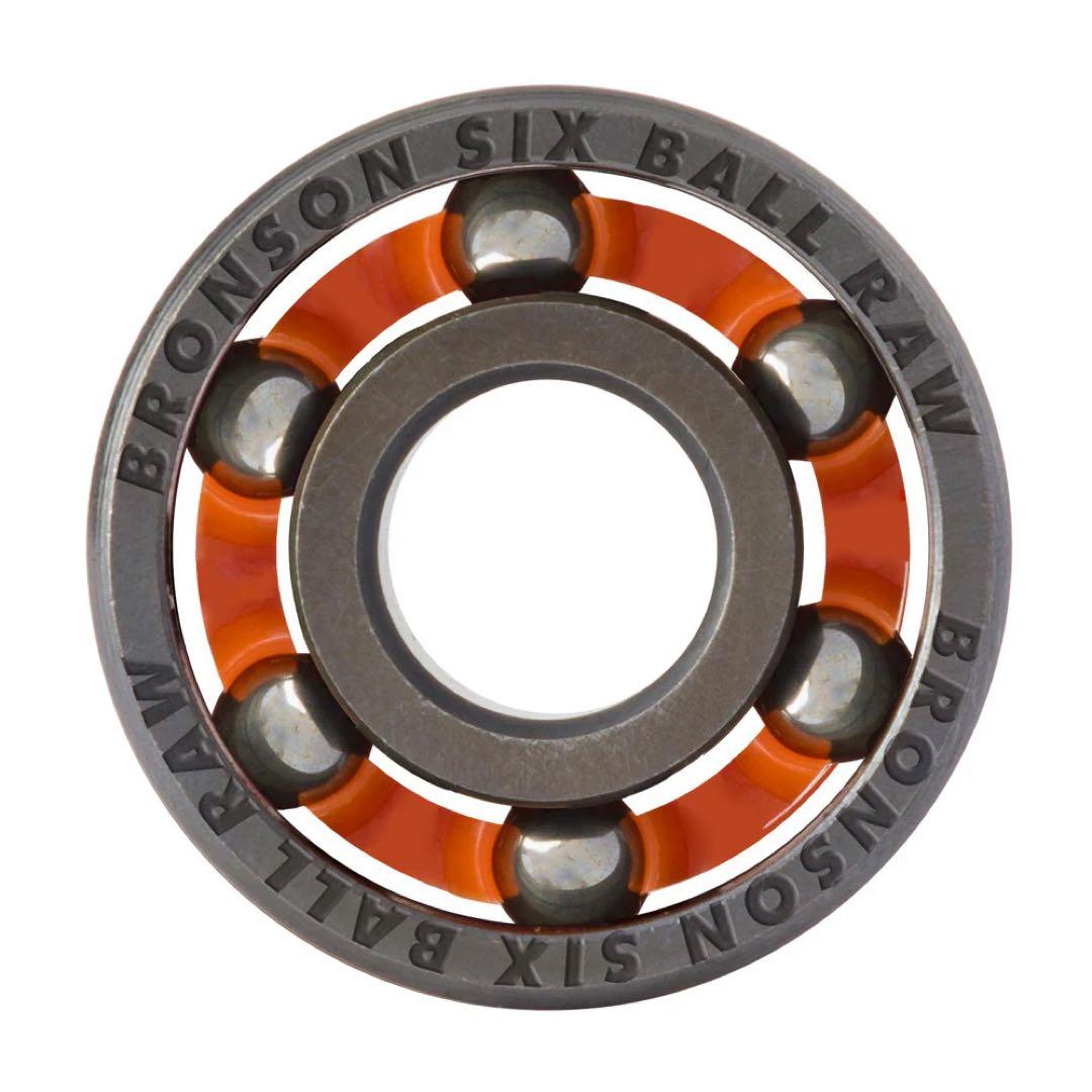 スケートボード BRONSON 6-BALL RAW BEARING