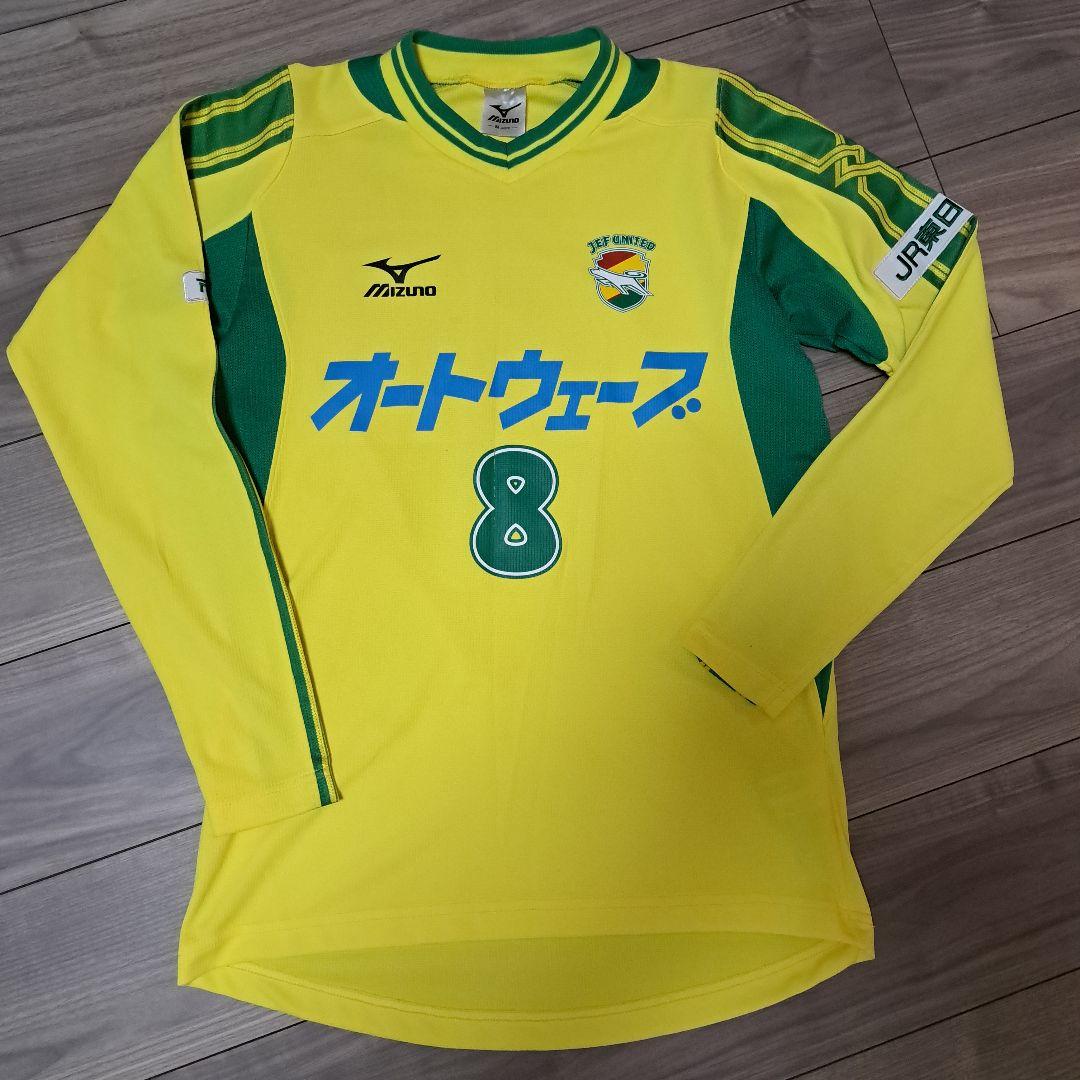ジェフ千葉 2004（H）オーセンティック長袖 ユニフォーム ♯8マルキーニョス