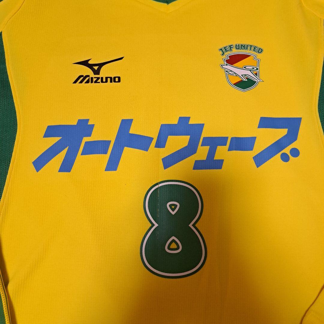 ジェフ千葉 2004（H）オーセンティック長袖 ユニフォーム ♯8マルキーニョス