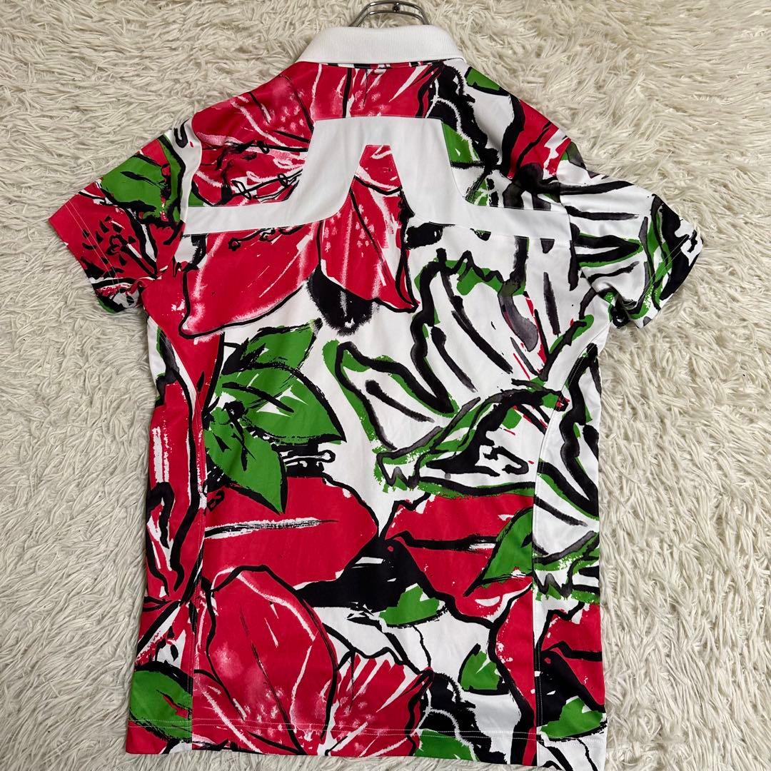 【J.LINDEBERG】 ジェイリンドバーグ ポロシャツ ボタニカル ゴルフ