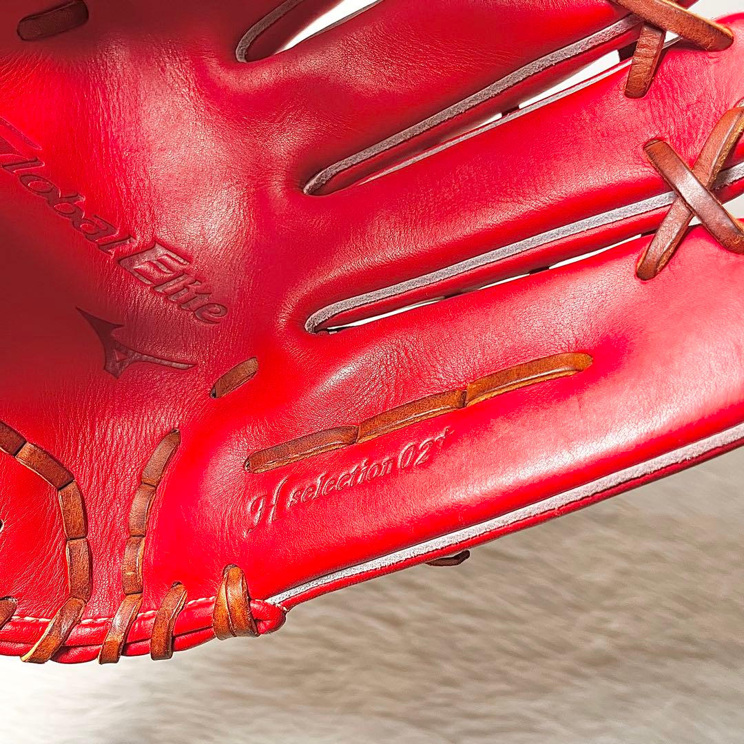 【美品】ミズノ PT0120 軟式グローブ 外野手用 グローバルエリート 右投げ