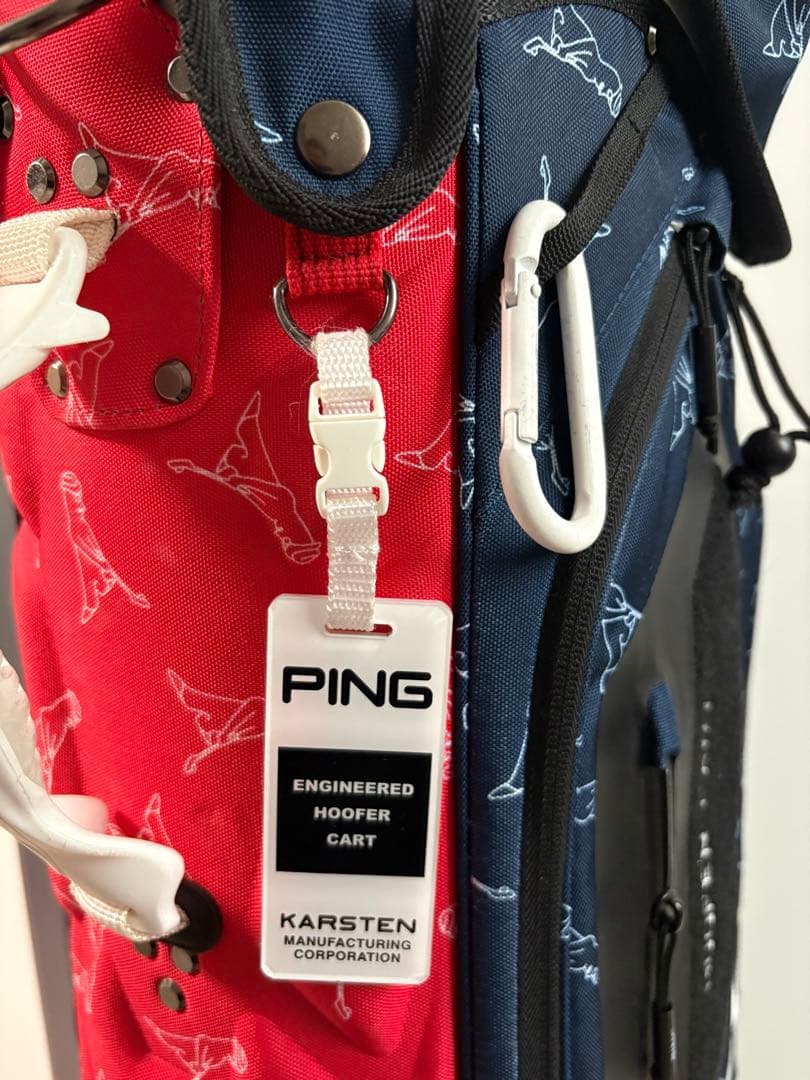 PING キャディバッグ　ヘッドカバー2点付き