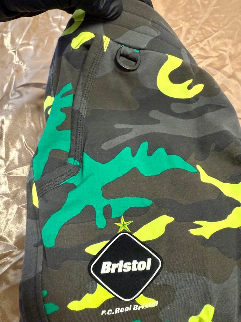 【3点SET】FCRBxNIKEコラボ カモフラージュセットアップS