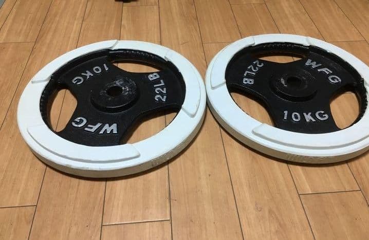 WILD FIT ダンベル プレート10kg x 2枚