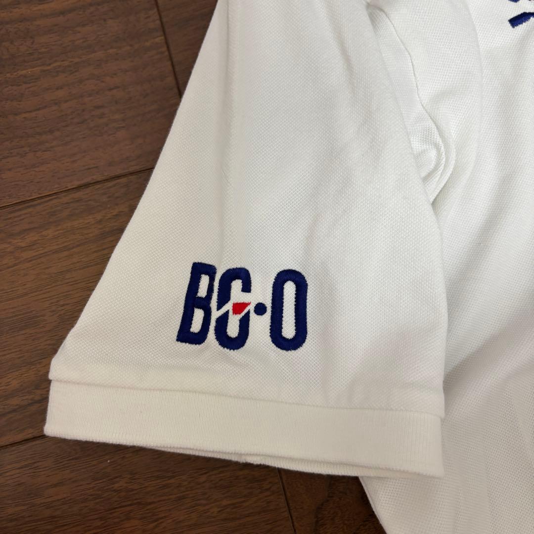 BEAMS GOLF ORANGE LABEL ロゴ刺繍　ポロシャツ