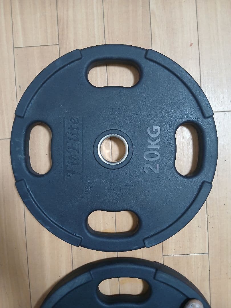 ①オリンピック バーベル プレート 20kg FitEliteフィットエリート
