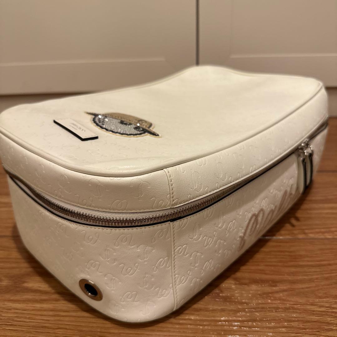 新品 Jimmy Choo Malbon シューバッグ　ホワイト　白