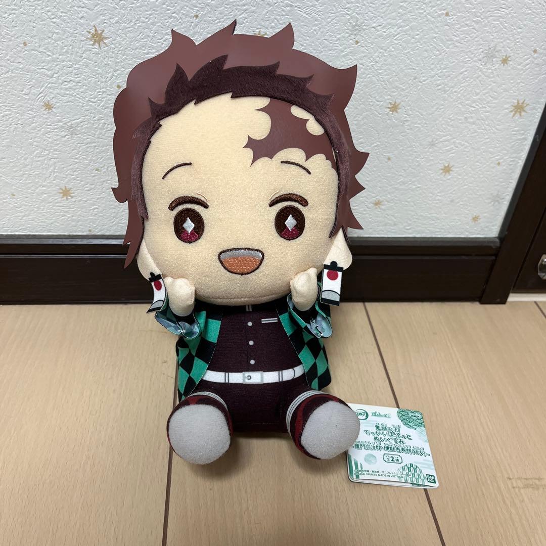 鬼滅の刃 でっかいぽふっとぬいぐるみ まとめ売り 8点セット 全タグ付き