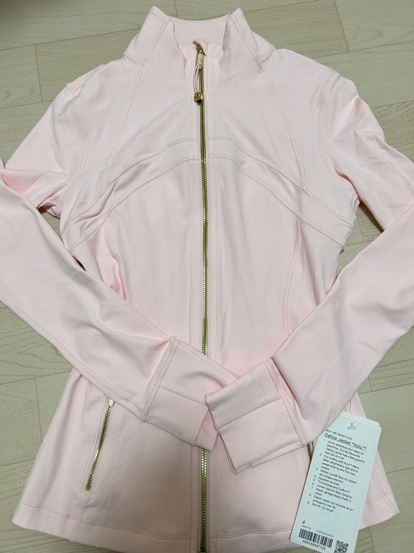 【新品】lululemon Define jacket ピンク ゴールド 4