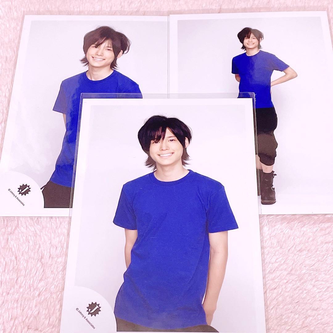 松村北斗 SixTONES b.i.shadow 公式写真 jr カラーTシャツ