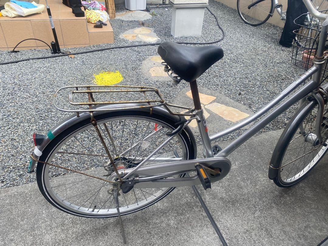 シルバー シティサイクル リアキャリア付き