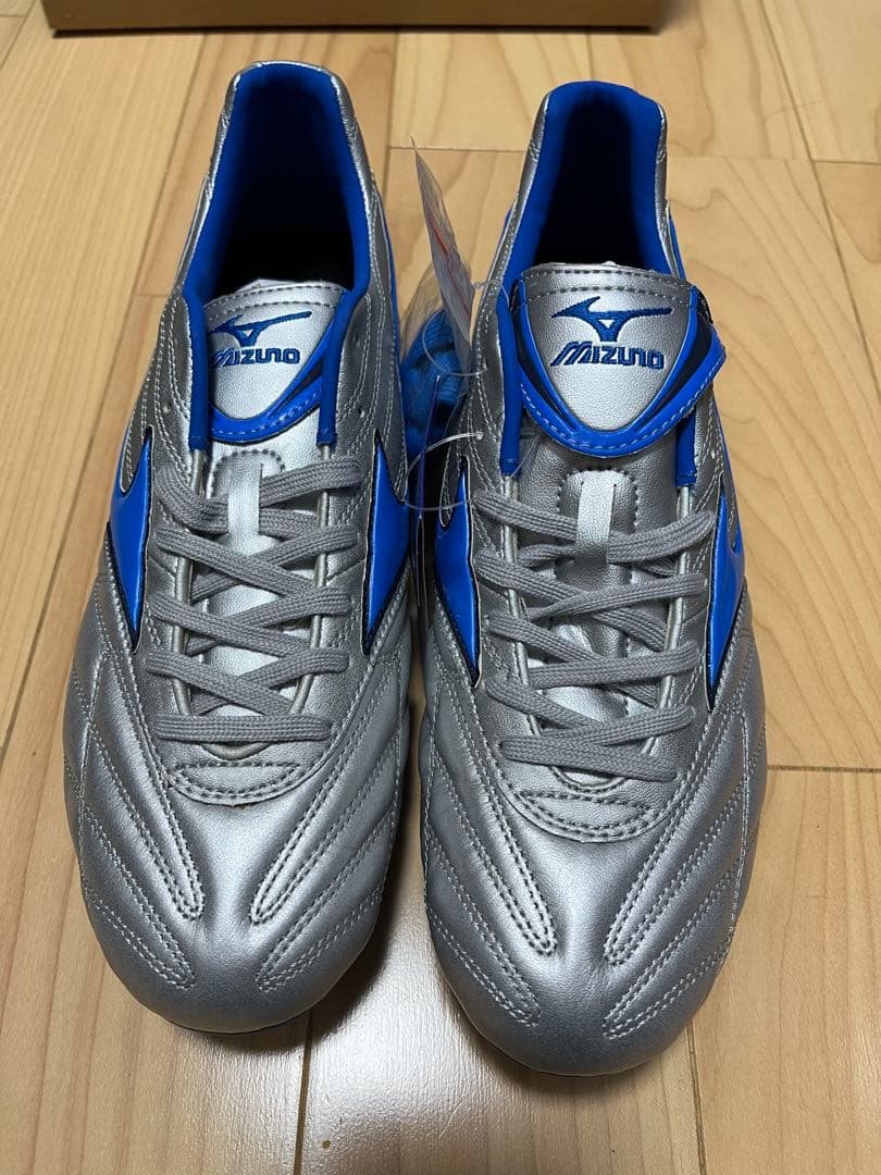Mizuno ネオグラードウェーブ サッカーシューズ シルバー/ブルー