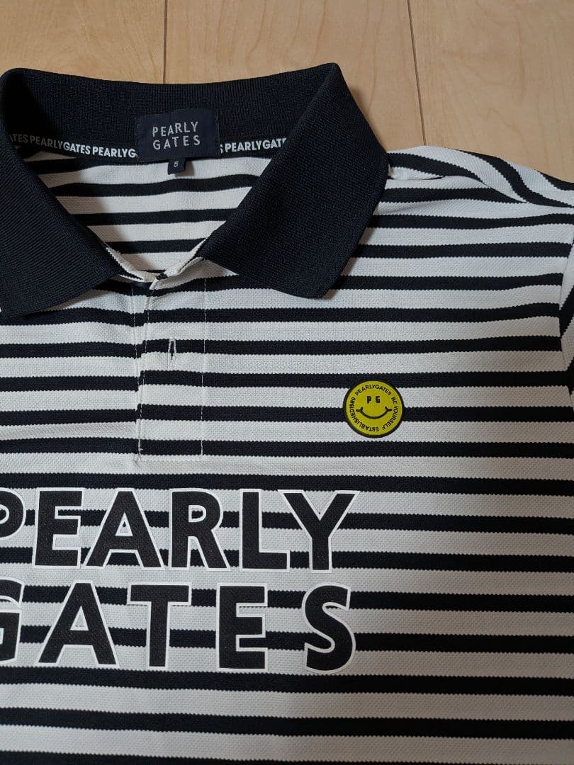 PEARLY GATES ストライプ ポロシャツ【新古品です】 サイズ5
