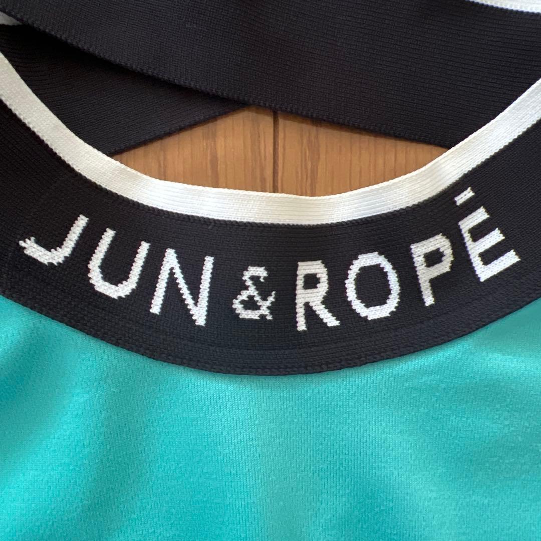 JUN&ROPE ジュンアンドロペ ゴルフ ハイネック シャツ バックリボン