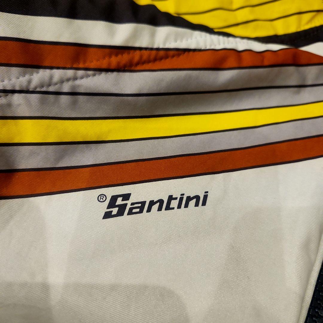イタリア製　santini サイクルジャケット　ジャージ　総柄　サイズ4