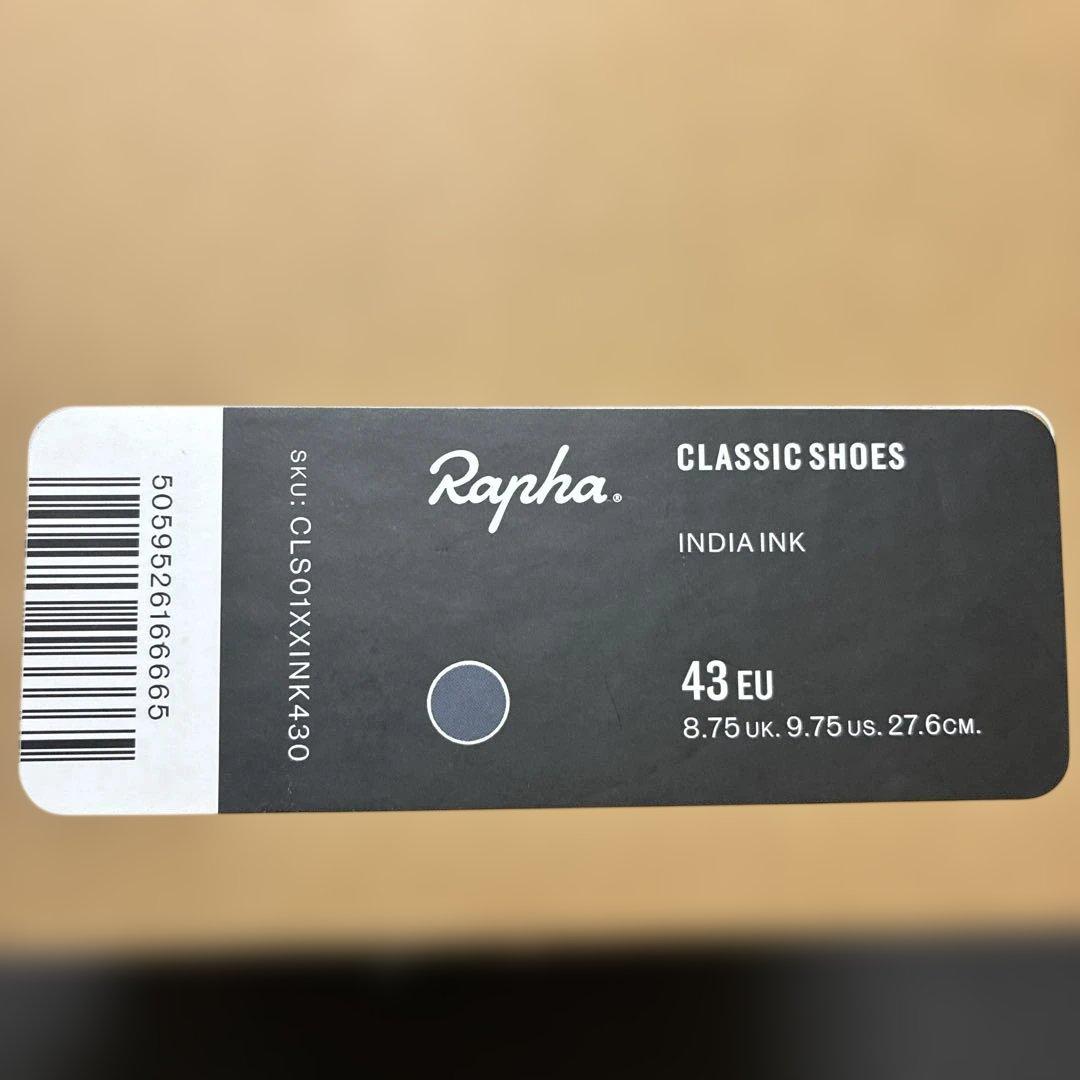 【新品未使用品】Rapha クラシックシューズ 墨色 US27.6㎝