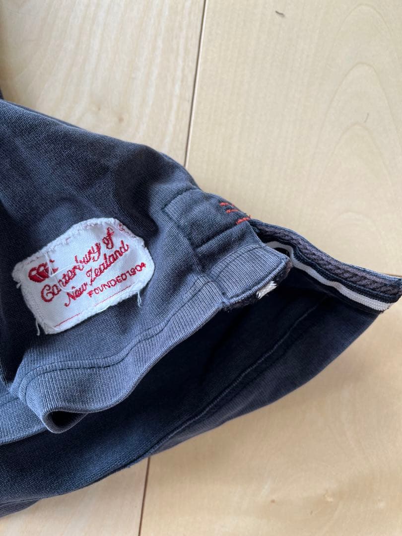 CANTERBURY/カンタベリー　長袖　胸刺繍ラガーシャツ