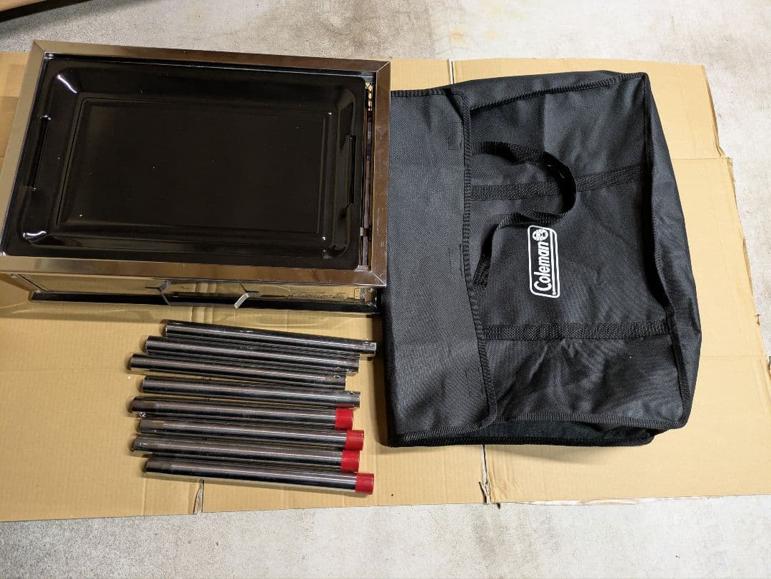 Coleman クールスパイダーステンレスグリル　専用バッグ付　一回使用