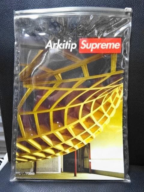 Supreme / Arkitip フィンガーボード付き（ヒビ有）スケートボード