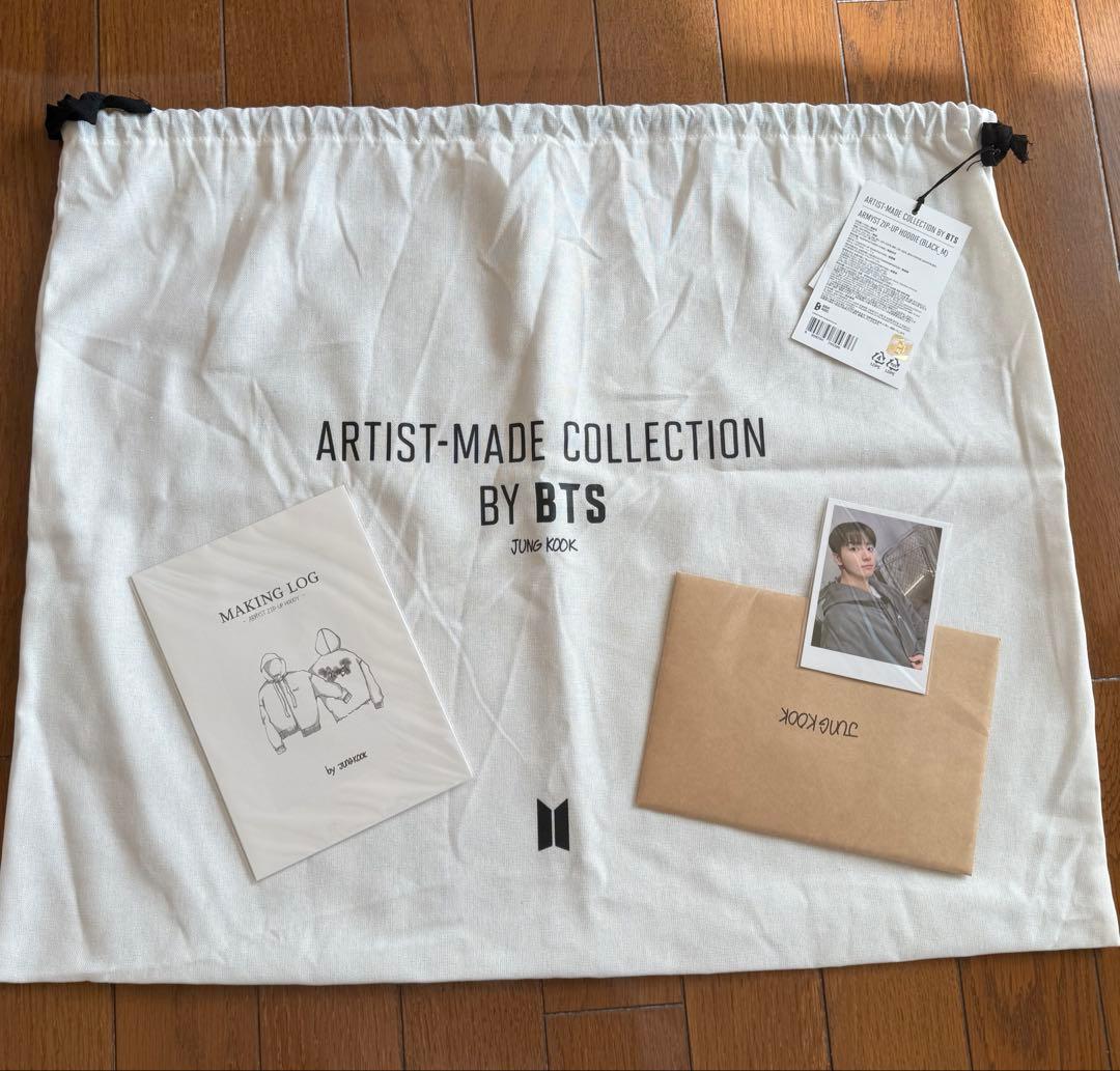 BTS JUNGKOOK アーティストメイド　パーカーMサイズ