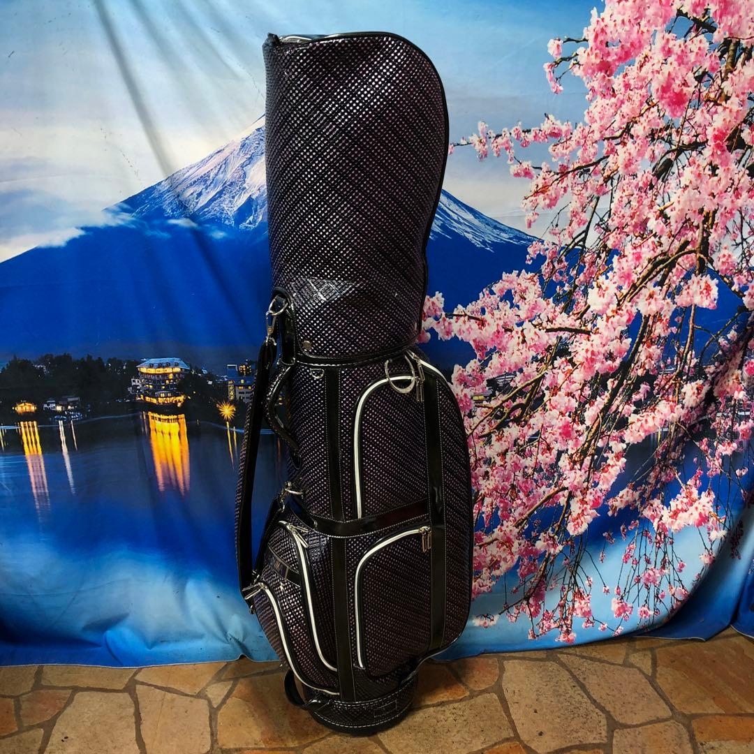 寶BU-1110 HONMA ホンマ キャディバッグ ブラック/パープル