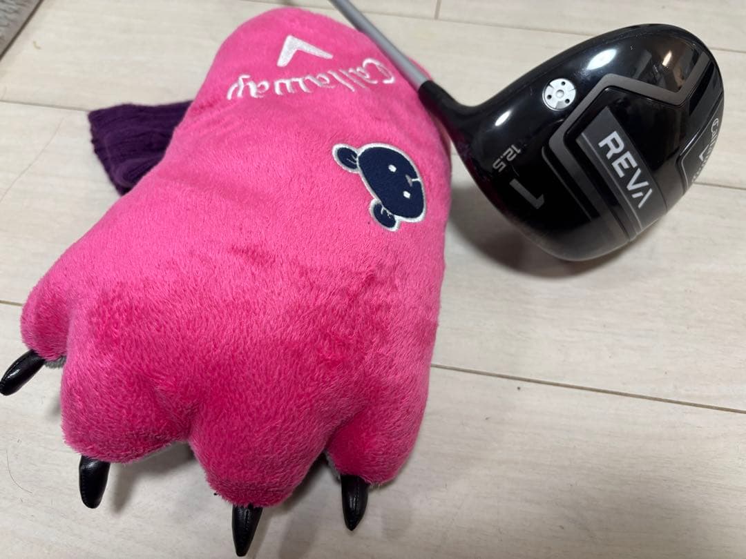 レディース　キャロウェイ　REVA レヴァ　ドライバー　クマのヘッドカバー付き！