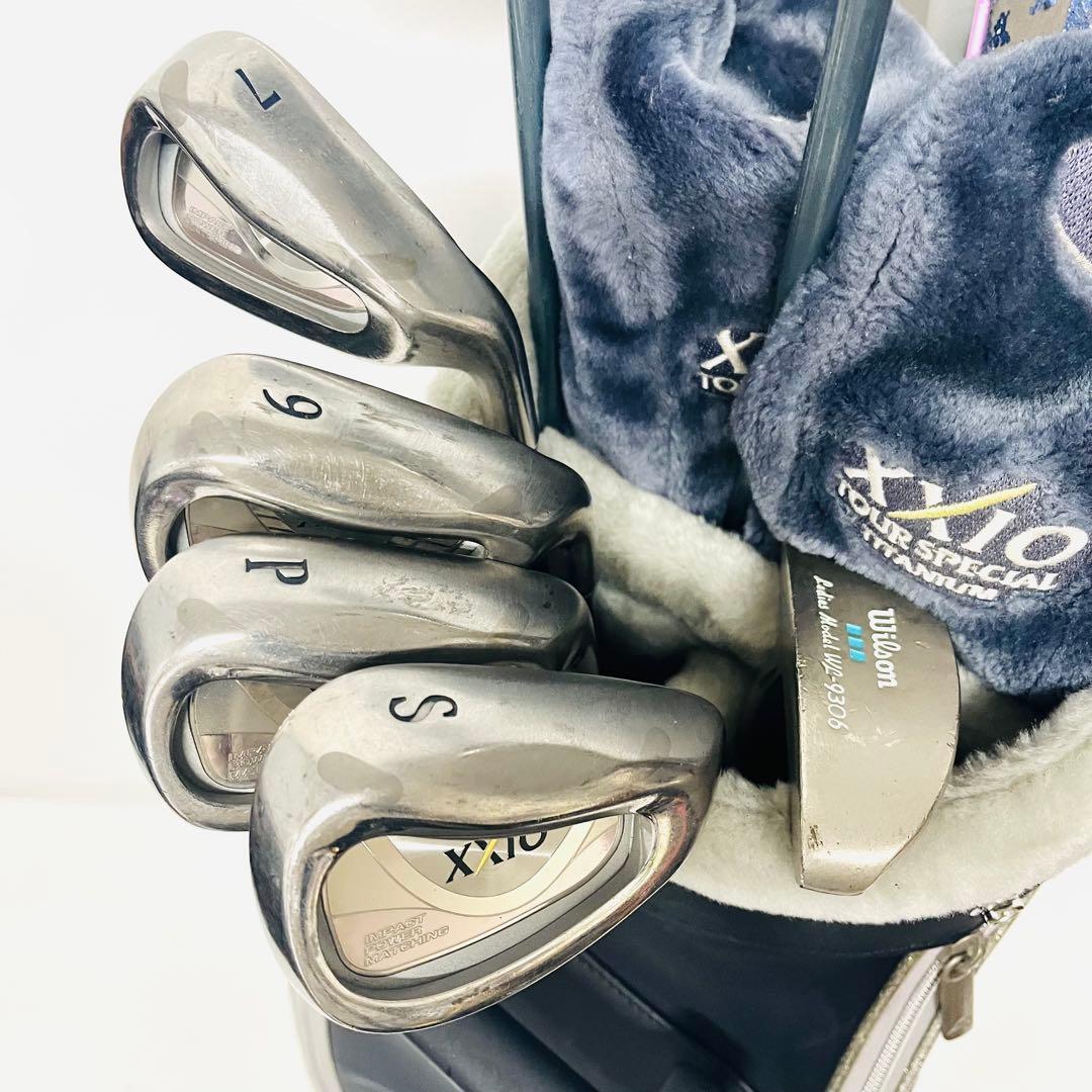 女性用　XXIO ゼクシオ　レディース　ゴルフセット　高級キャディバッグ付　右利
