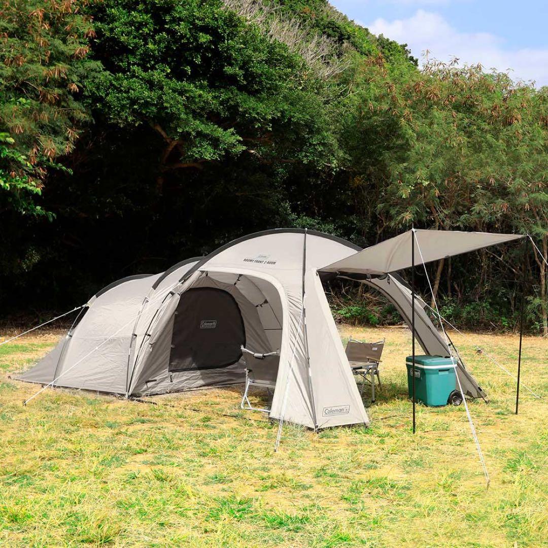 【1度使用】Coleman Roomy Front 2 Room Tent