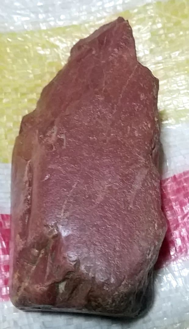 骨董品　原石　観賞石　天然石　佐渡赤玉石