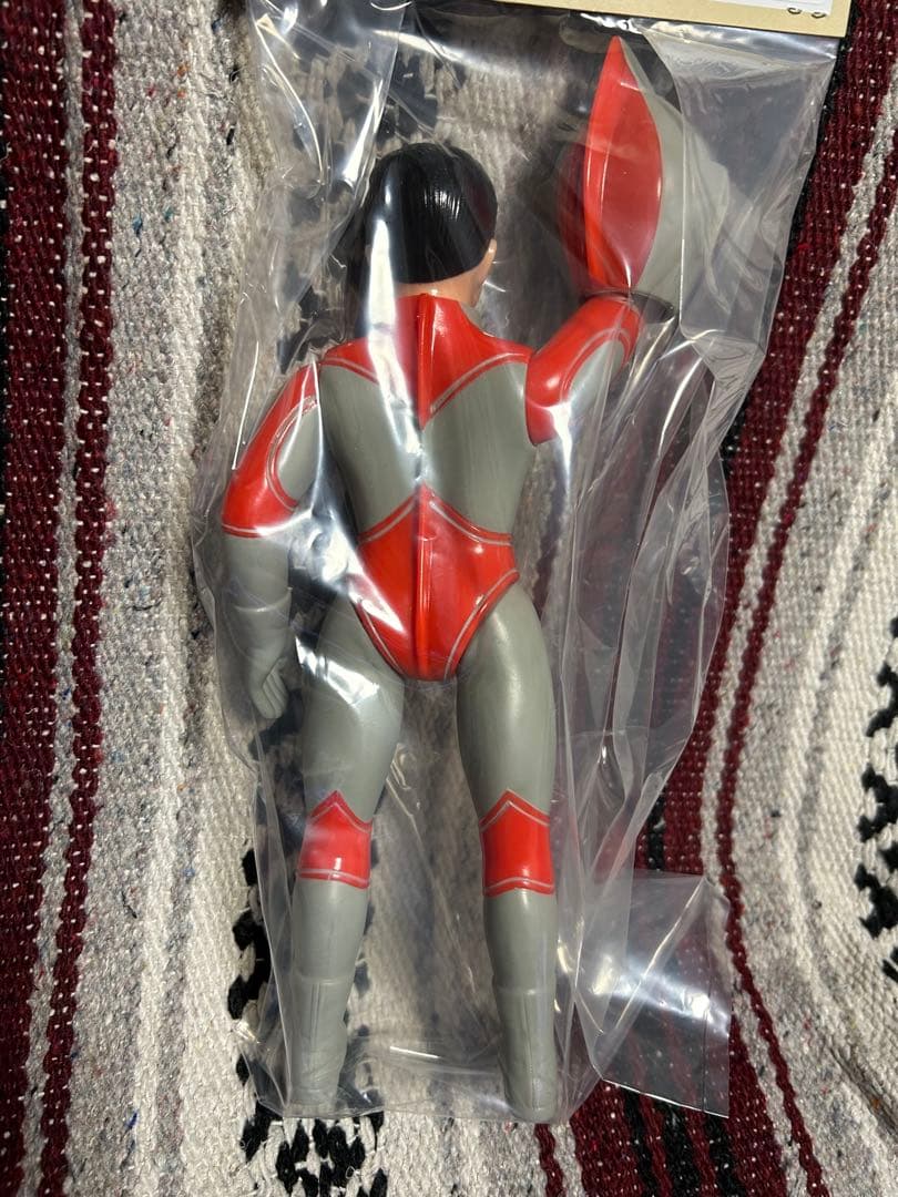 ブルマァクの怪獣シリーズ★帰ってきたウルトラマン（大サイズ）マスク取れ レトロ調