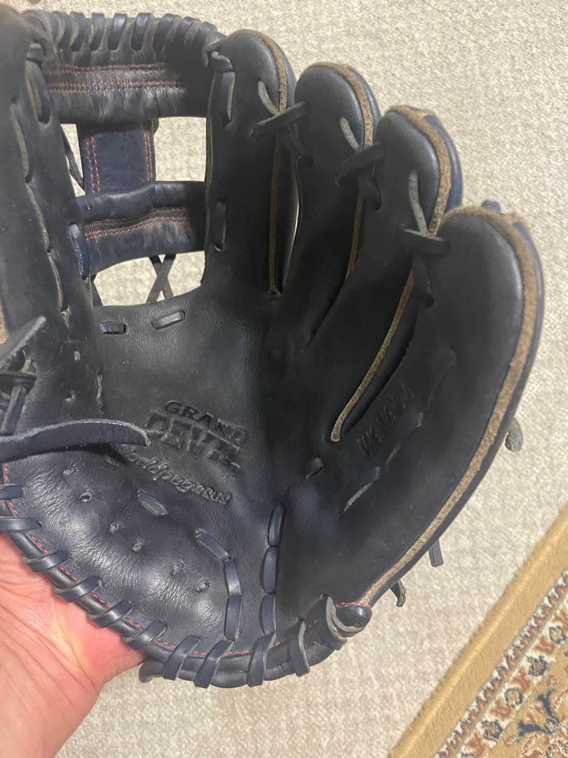 ワールドペガサス軟式内野 ネイビー レザーグローブ