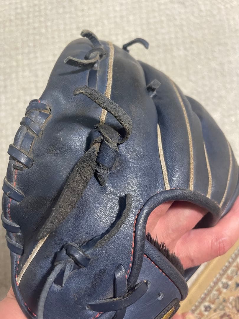 ワールドペガサス軟式内野 ネイビー レザーグローブ