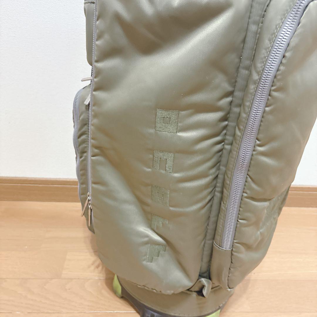 K394 onoff キャディバッグ カーキー色