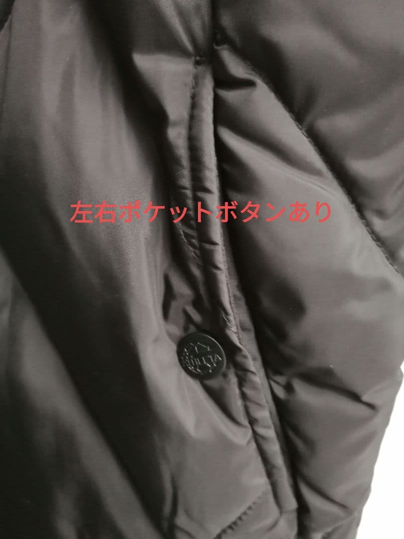 ATHLETA 黒 キルティング ベンチコート　160