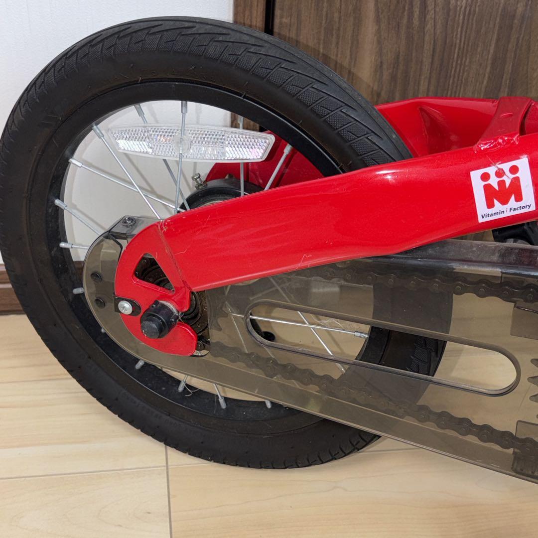 Henshin 変身バイク 14インチ ペダル付き　赤
