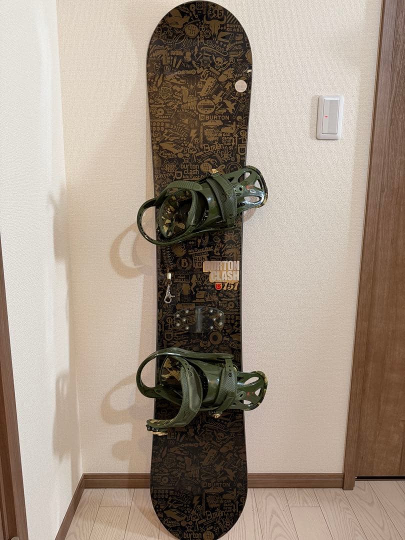 BURTON CLASH 151cm スノーボード フルセット ケース付