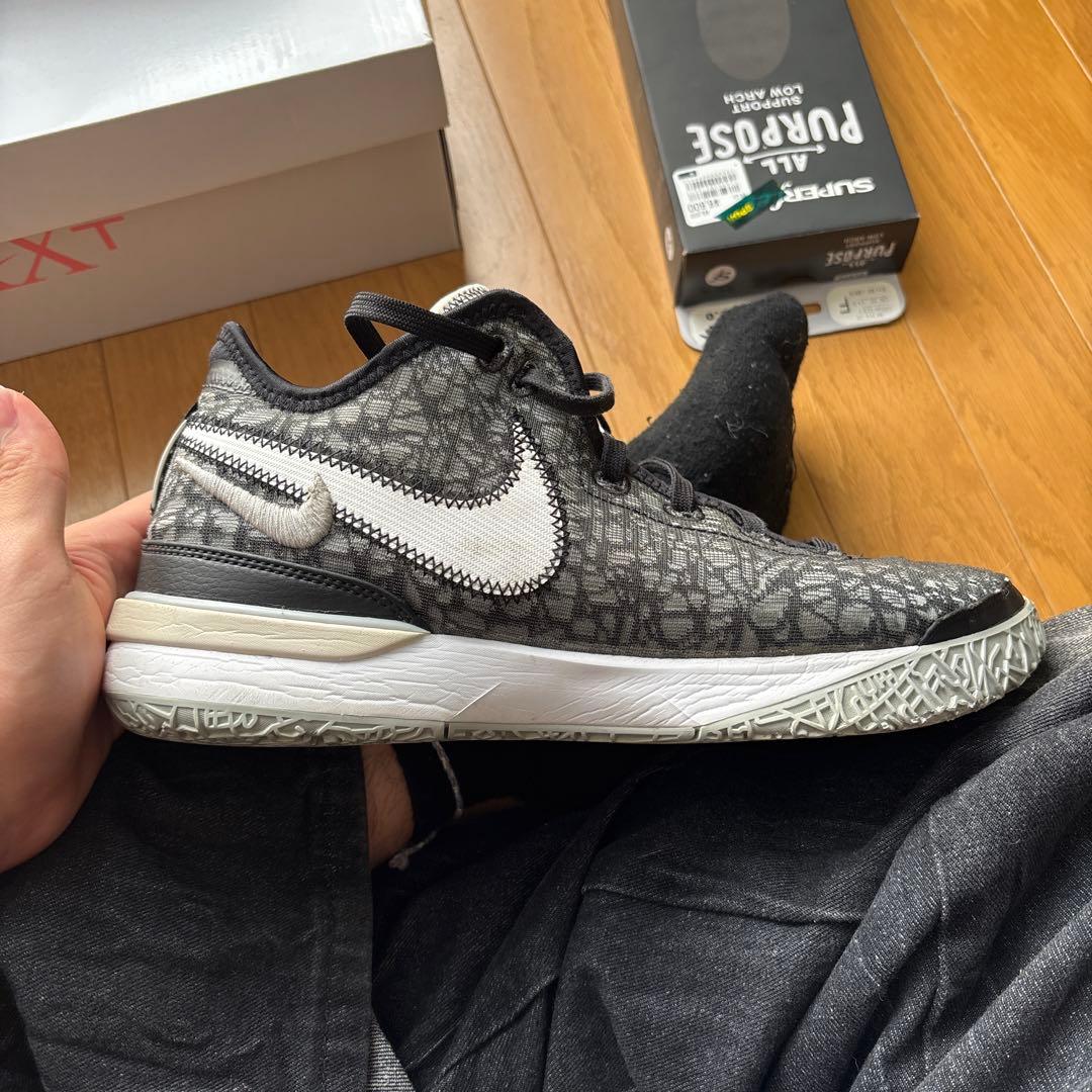 Nike ID1 バスケットボールシューズ ブラック/ホワイト