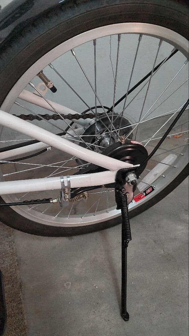 CAPTAIN STAG 折りたたみ自転車 ホワイト 20インチ 美品