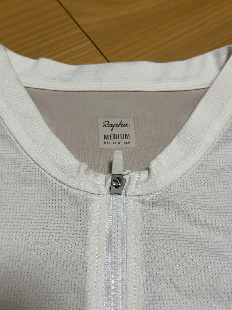 ラファ Rapha サイクルジャージ Medium ホワイト/グレー 半袖