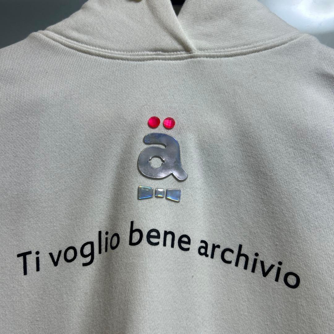 archivio⭐️ホワイトフード付トレーナー　サイズ36
