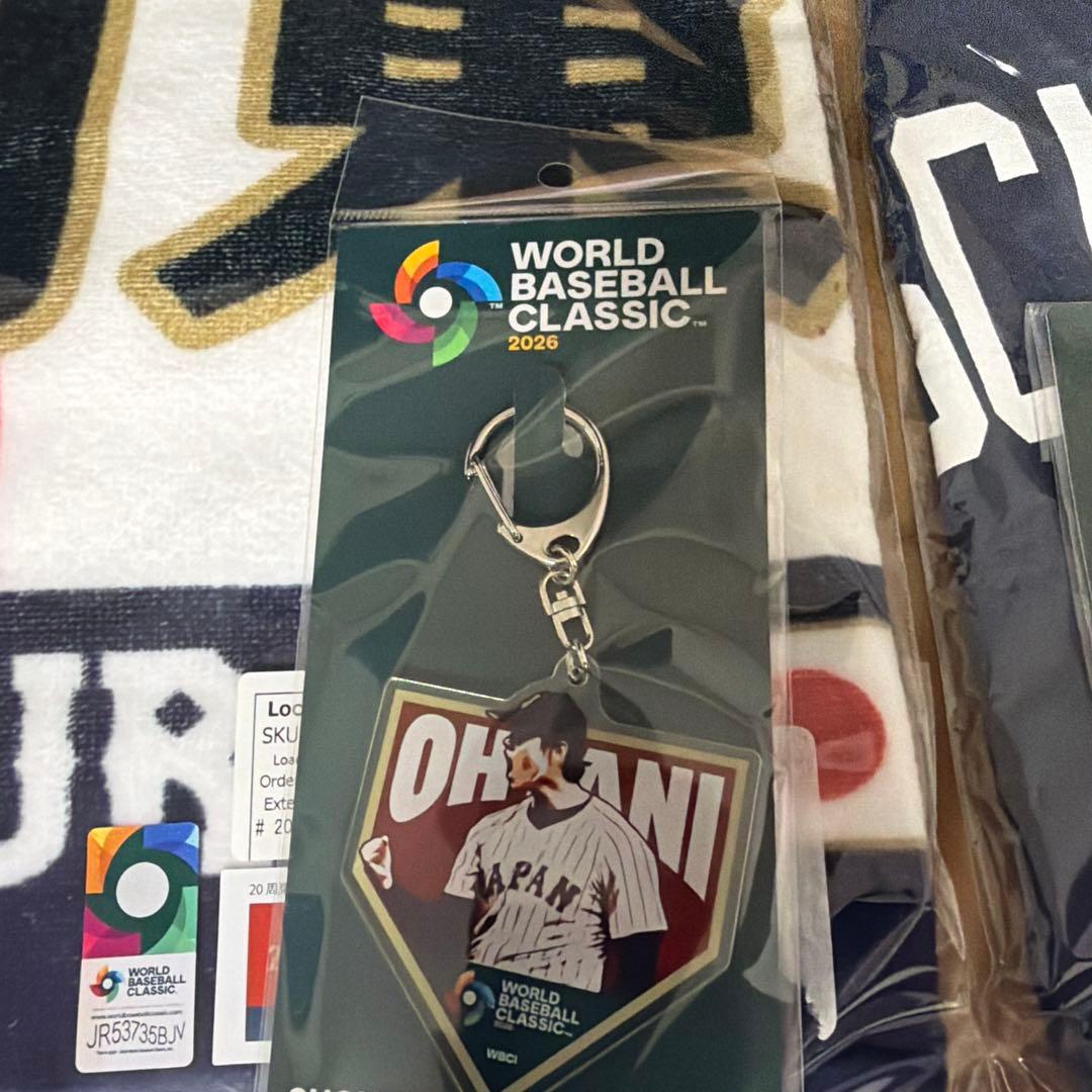 WBC 2026 記念Tシャツ、タオル、キーホルダーセット