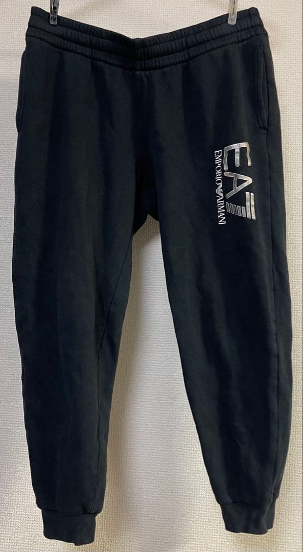 EA7 EMPORIO ARMANI ジャージ上下セット ブラック　メンズ　M