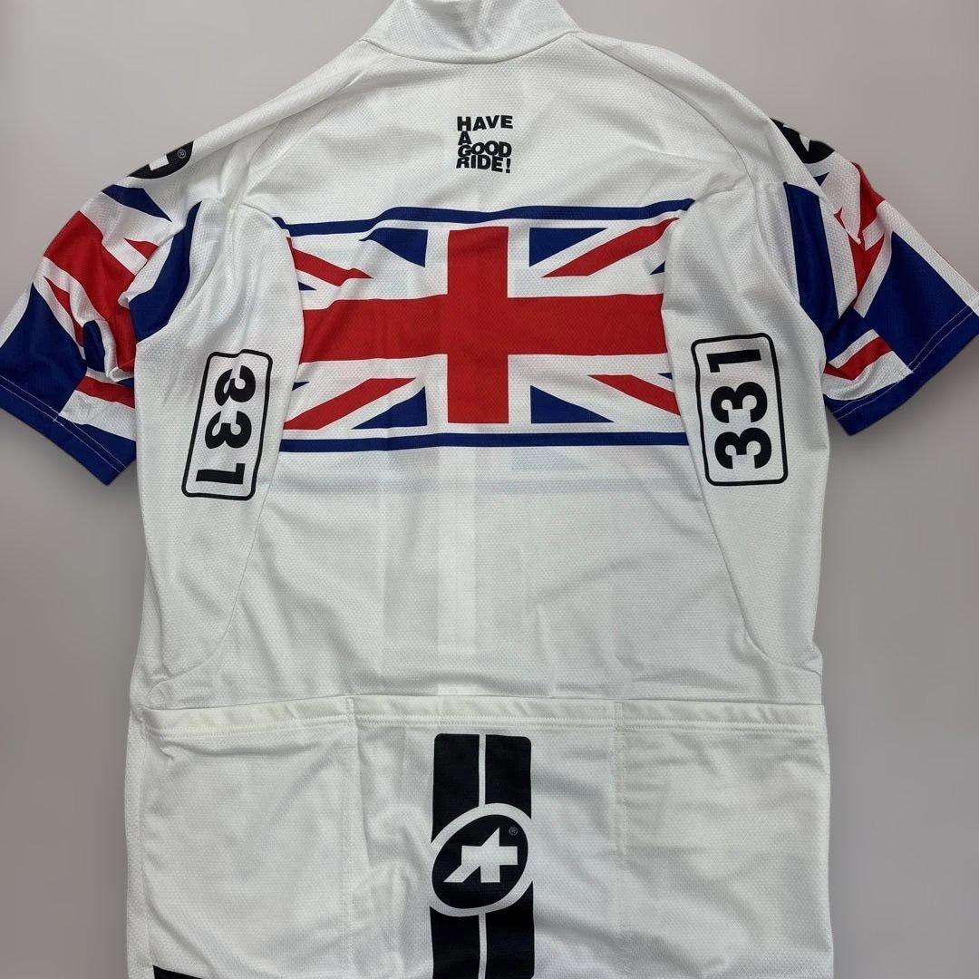 【新品】アソスイギリス国旗デザイン サイクルジャージ