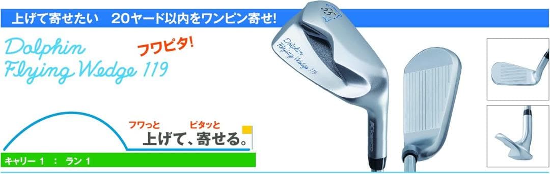 キャスコ Kasco ドルフィン フライングウェッジ DFW-119 34インチ